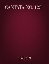Cantata No. 123 SATB Full Score cover